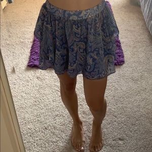 Purple Mini Skirt